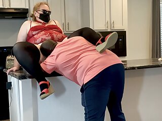 Hot Horny Ssbbw Blonde Milf Realtor Flirts With Renter Client & Gets Doggystyle Creampie In Pussy, Black Cumming Inside free video