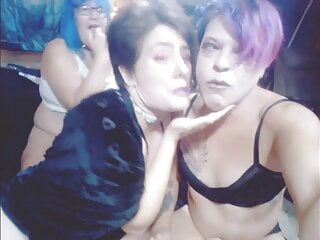 8.11.21 Cy's House Of Whorrors Sex Cam 3Some Translez + Cis free video