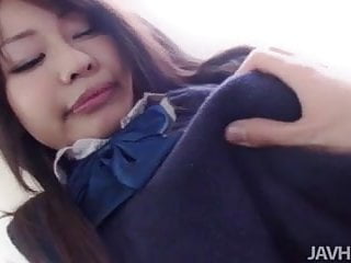 Cute Sakura Anna In A Schoolgirl Uniform Is Filled With A free video