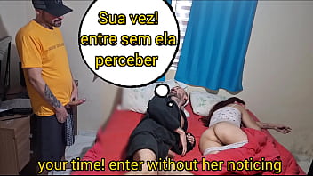 Esposa De Olhos Vendados Chamei Meu Amigo Pra Meter Nela free video