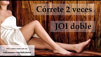 Joi En Español. Córrete 2 Veces Seguidas free video