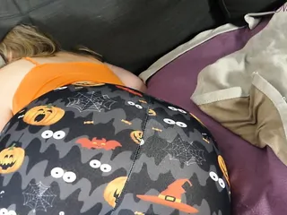 My Stepsister Wants More Candy And A Big Dick For Halloween free video